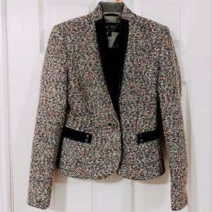 Armani Jeans bouclé tweed blazer